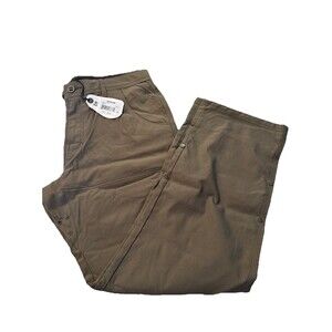 NEW Prana Zion II Pants 32/30 Stretch Relaxed Fit Cargo Dark Iron Straight